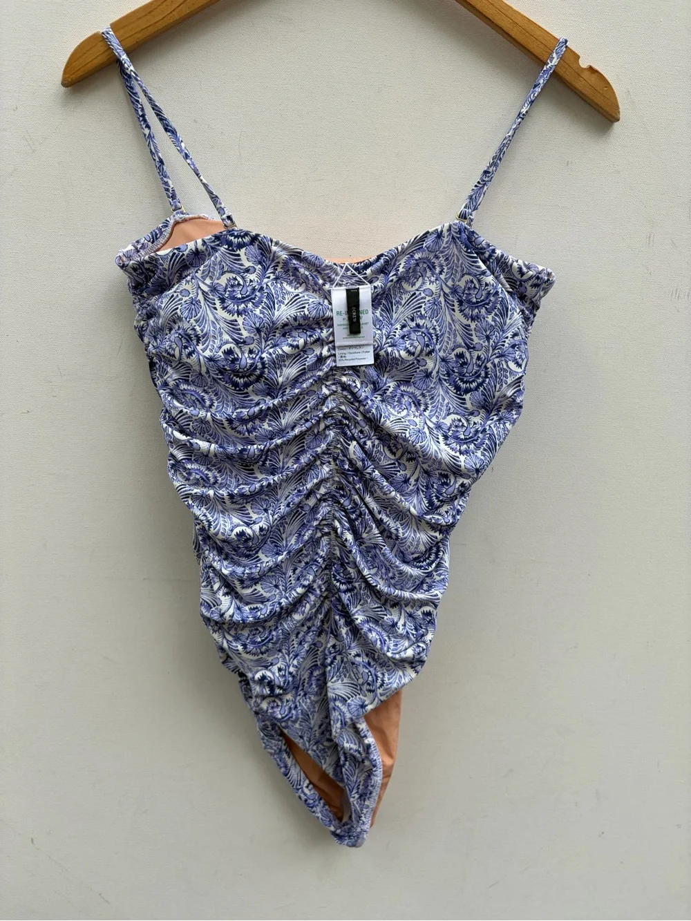 J Crew Bathing Suit Ruched Sweetheart One Piece